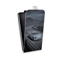 Дизайнерский вертикальный чехол-книжка для Prestigio Grace Aston Martin