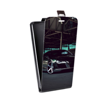 Дизайнерский вертикальный чехол-книжка для Huawei P9 Lite Audi (на заказ)