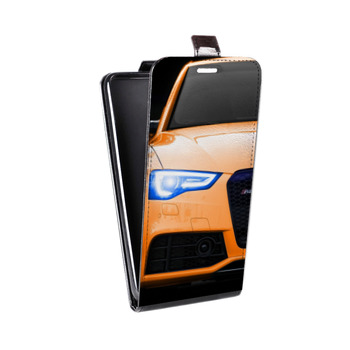 Дизайнерский вертикальный чехол-книжка для Iphone 7 Plus / 8 Plus Audi (на заказ)