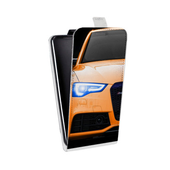 Дизайнерский вертикальный чехол-книжка для Iphone 7 Plus / 8 Plus Audi (на заказ)