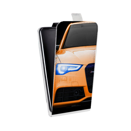 Дизайнерский вертикальный чехол-книжка для LG G7 Fit Audi