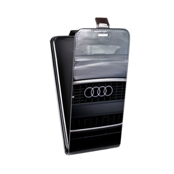 Дизайнерский вертикальный чехол-книжка для BlackBerry Motion Audi (на заказ)