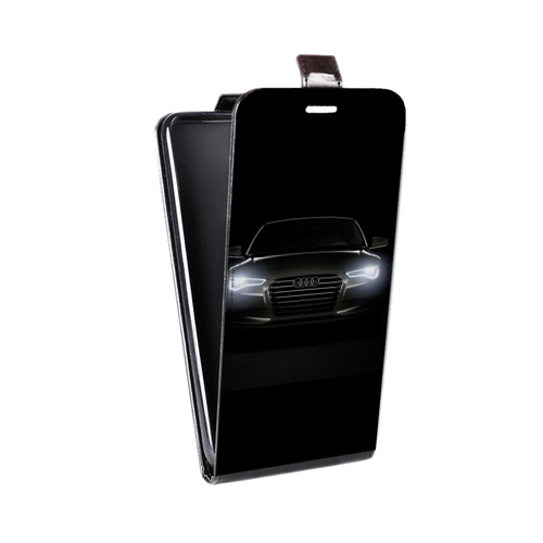 Дизайнерский вертикальный чехол-книжка для Meizu M5 Audi