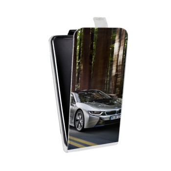 Дизайнерский вертикальный чехол-книжка для Samsung Galaxy J1 mini Prime (2016) BMW (на заказ)