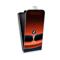 Дизайнерский вертикальный чехол-книжка для Motorola Moto E5 BMW