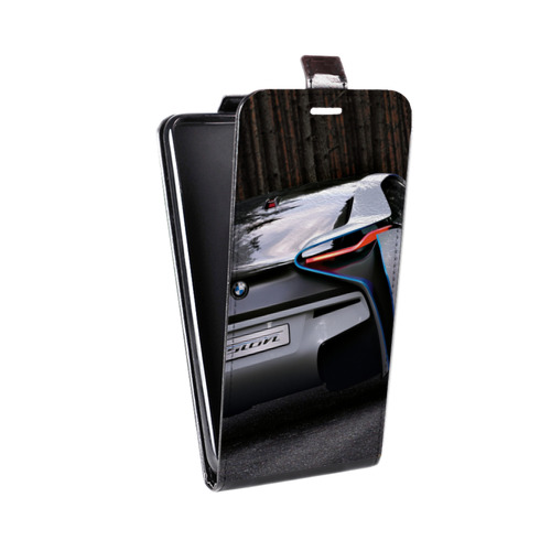Дизайнерский вертикальный чехол-книжка для Lenovo K6 BMW