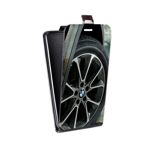 Дизайнерский вертикальный чехол-книжка для Realme 7 Pro BMW