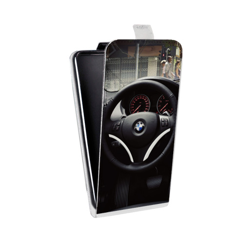 Дизайнерский вертикальный чехол-книжка для Lenovo A859 Ideaphone BMW