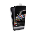 Дизайнерский вертикальный чехол-книжка для Alcatel One Touch Idol X BMW