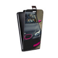 Дизайнерский вертикальный чехол-книжка для LG G4 Stylus BMW