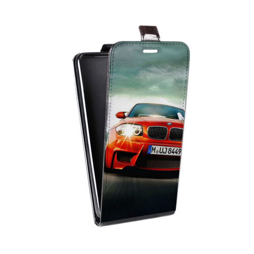 Дизайнерский вертикальный чехол-книжка для Alcatel Pop 4S BMW