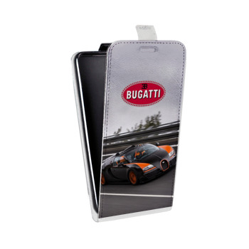 Дизайнерский вертикальный чехол-книжка для Sony Xperia Z3 Bugatti (на заказ)
