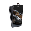 Дизайнерский вертикальный чехол-книжка для Sony Xperia XZ Bugatti