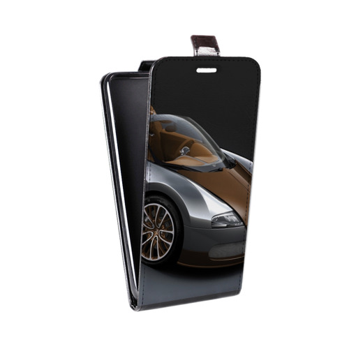 Дизайнерский вертикальный чехол-книжка для Iphone 6 Plus/6s Plus Bugatti