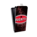 Дизайнерский вертикальный чехол-книжка для LG Joy Bugatti