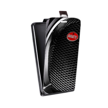 Дизайнерский вертикальный чехол-книжка для Iphone 7 Bugatti (на заказ)