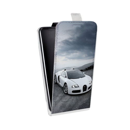 Дизайнерский вертикальный чехол-книжка для Samsung Galaxy J1 mini (2016) Bugatti