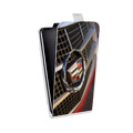 Дизайнерский вертикальный чехол-книжка для Alcatel OneTouch Pop Star Cadillac