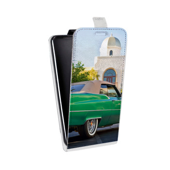 Дизайнерский вертикальный чехол-книжка для Iphone 5s Cadillac (на заказ)