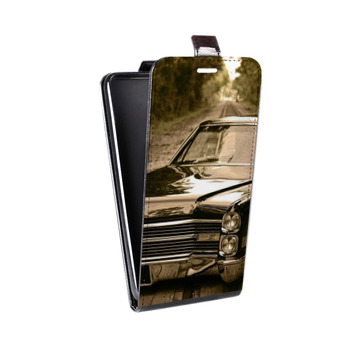 Дизайнерский вертикальный чехол-книжка для Samsung Galaxy S8 Plus Cadillac (на заказ)