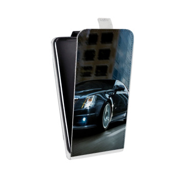 Дизайнерский вертикальный чехол-книжка для Huawei Honor 8 Cadillac (на заказ)