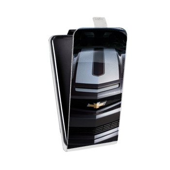 Дизайнерский вертикальный чехол-книжка для Huawei P40 Lite E Chevrolet (на заказ)