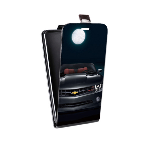 Дизайнерский вертикальный чехол-книжка для HTC One M9+ Chevrolet