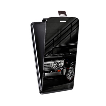 Дизайнерский вертикальный чехол-книжка для Iphone 7 Chevrolet (на заказ)