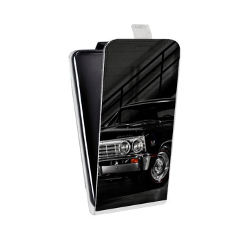 Дизайнерский вертикальный чехол-книжка для Iphone 7 Plus / 8 Plus Chevrolet (на заказ)
