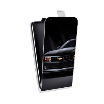 Дизайнерский вертикальный чехол-книжка для Iphone 5s Chevrolet (на заказ)