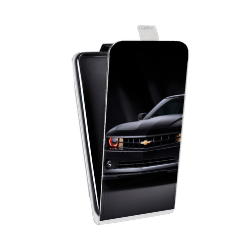 Дизайнерский вертикальный чехол-книжка для Samsung Galaxy Grand Prime Chevrolet