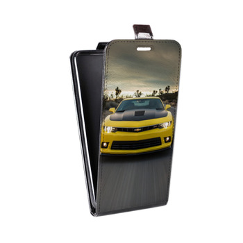 Дизайнерский вертикальный чехол-книжка для Iphone 7 Chevrolet (на заказ)