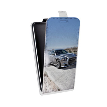 Дизайнерский вертикальный чехол-книжка для Huawei P40 Lite E Dodge (на заказ)
