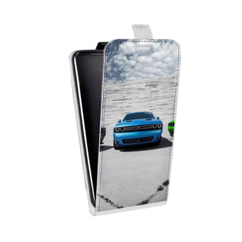 Дизайнерский вертикальный чехол-книжка для Huawei P Smart Dodge (на заказ)