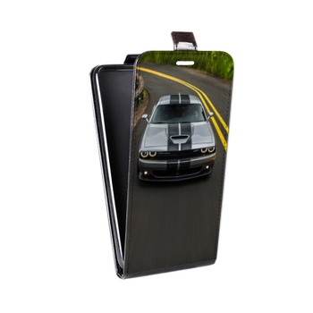 Дизайнерский вертикальный чехол-книжка для Samsung Galaxy Alpha Dodge (на заказ)