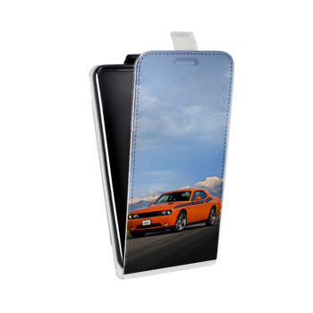 Дизайнерский вертикальный чехол-книжка для Samsung Galaxy S6 Edge Dodge (на заказ)