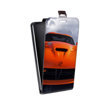 Дизайнерский вертикальный чехол-книжка для Huawei P9 Lite Dodge (на заказ)