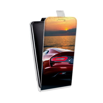 Дизайнерский вертикальный чехол-книжка для Samsung Galaxy S5 (Duos) Dodge (на заказ)