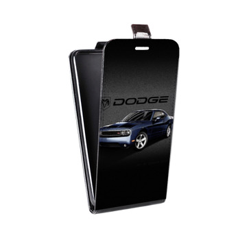 Дизайнерский вертикальный чехол-книжка для Iphone 7 Dodge (на заказ)