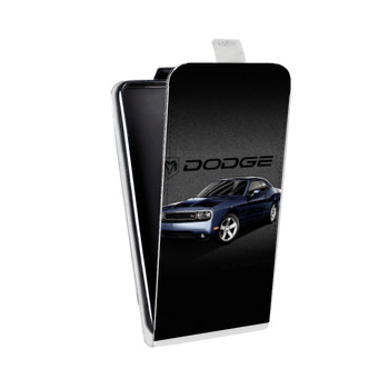Дизайнерский вертикальный чехол-книжка для Samsung Galaxy S5 (Duos) Dodge (на заказ)