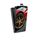 Дизайнерский вертикальный чехол-книжка для LG G3 (Dual-LTE) Ferrari