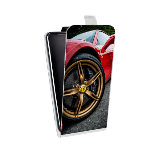 Дизайнерский вертикальный чехол-книжка для Nokia 3.4 Ferrari