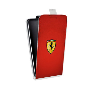 Дизайнерский вертикальный чехол-книжка для Sony Xperia C5 Ultra Dual Ferrari (на заказ)