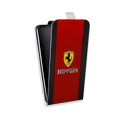 Дизайнерский вертикальный чехол-книжка для Iphone 13 Pro Max Ferrari