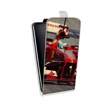 Дизайнерский вертикальный чехол-книжка для Xiaomi RedMi Note 5 Pro Ferrari (на заказ)