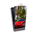 Дизайнерский вертикальный чехол-книжка для Iphone 11 Pro Max Ferrari