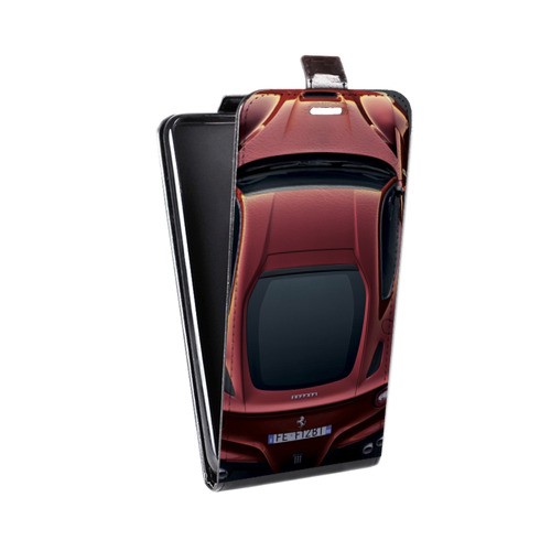 Дизайнерский вертикальный чехол-книжка для ASUS ZenFone 3 Max ZC553KL Ferrari