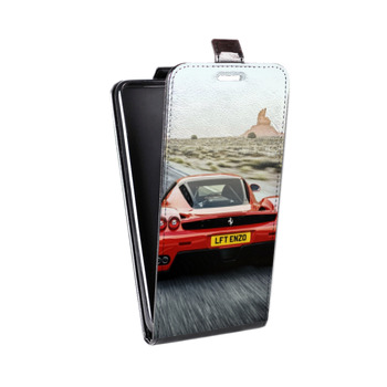Дизайнерский вертикальный чехол-книжка для Sony Xperia Z3+ Ferrari (на заказ)