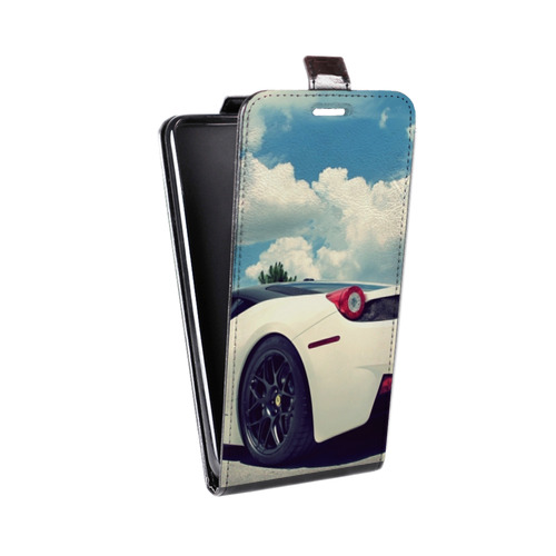 Дизайнерский вертикальный чехол-книжка для HTC Desire 530 Ferrari