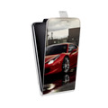 Дизайнерский вертикальный чехол-книжка для Alcatel One Touch Idol X Ferrari